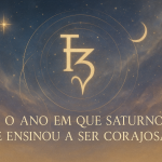 O Ano em Que Saturno Te Ensinou a Ser Corajosa