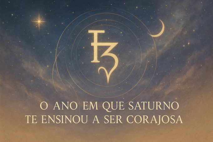 O Ano em Que Saturno Te Ensinou a Ser Corajosa