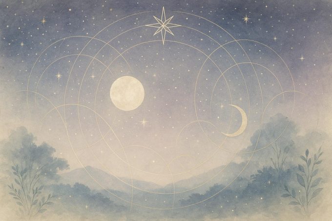 Lua em quadratura com Netuno